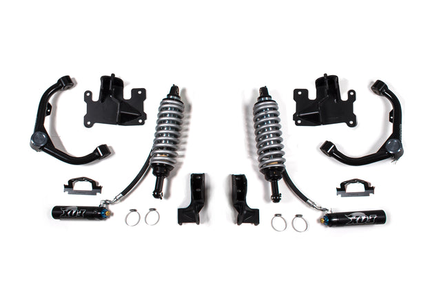 FOX 2.5 Coil-Over Conversion Upgrade - 4.5 Inch Lift - Factory Series - Chevy Silverado Or GMC Sierra 2500HD/3500HD (01-10) 4WD - Diesel BDS Suspension Suspension Shock Absorber Conversion Kit  AXOPROS