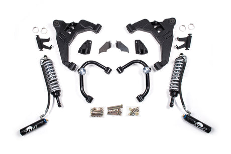 FOX 2.5 Coil-Over Conversion Upgrade - 6.5 Inch Lift - Factory Series - Chevy Silverado Or GMC Sierra 2500HD/3500HD (11-19) 4WD - Diesel BDS Suspension Suspension Shock Absorber Conversion Kit  AXOPROS
