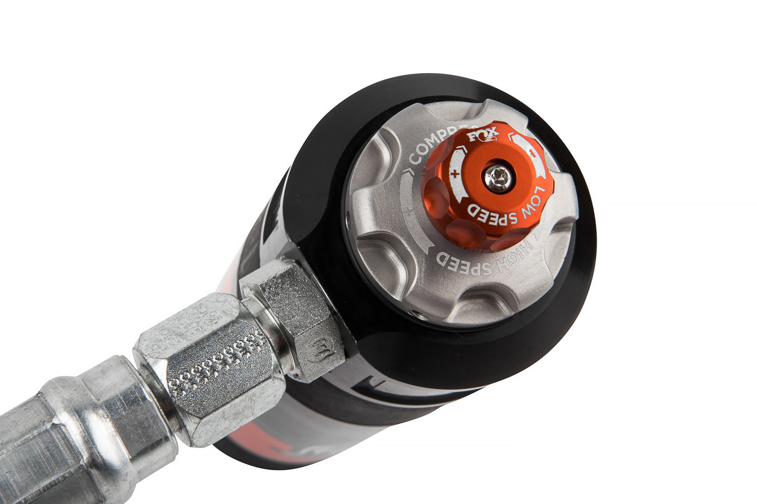 FOX 2.5 Front Shocks W/ DSC Reservoir - 6.5 Inch Lift - Performance Elite Series - Chevy Silverado And GMC Sierra 2500 / 3500 HD (20-24) BDS Suspension Suspension Shock Absorber  AXOPROS