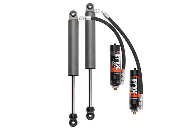 FOX 2.5 Rear Shocks W/ DSC Reservoir Adjuster - 2.5-4 Inch Lift - Performance Elite Series - Chevy Silverado And GMC Sierra 1500 (19-24) BDS Suspension Suspension Shock Absorber Kit  AXOPROS