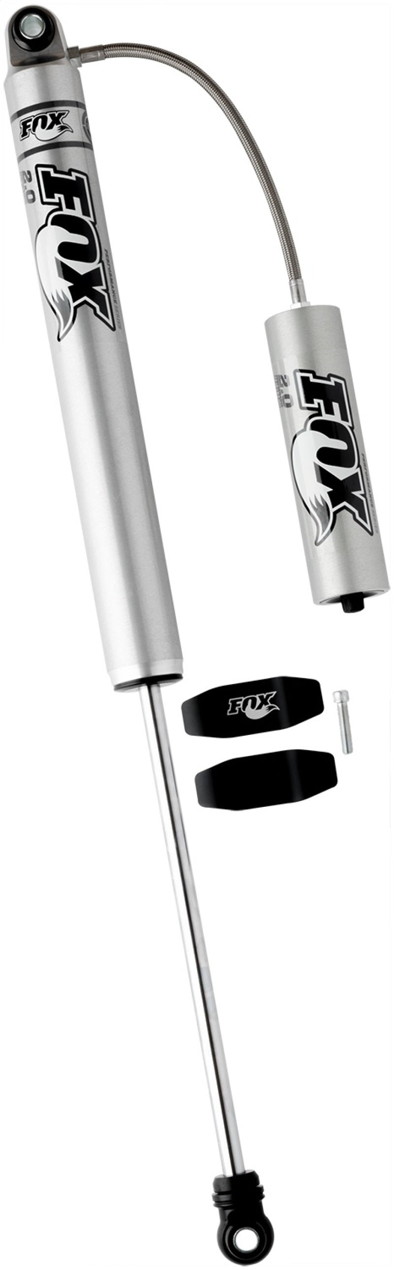 Fox 99+ Chevy HD 2.0 Performance Series 14.1in. Smooth Body Remote Res. Rear Shock / 7-10in. Lift FOX Shocks and Struts  AXOPROS
