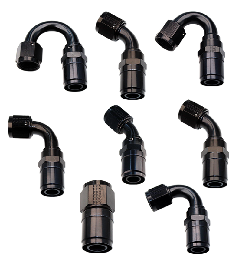 Fragola -10AN Race-Rite Crimp-On Hose End 90 Degree Fragola Fittings  AXOPROS