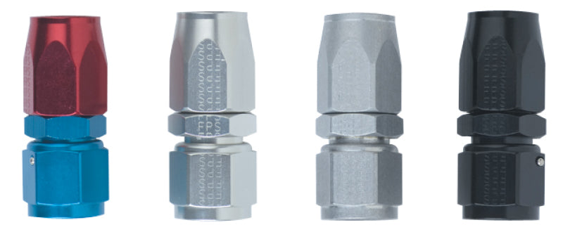 Fragola -10AN Straight Power Flow Hose End - Black Fragola Fittings  AXOPROS