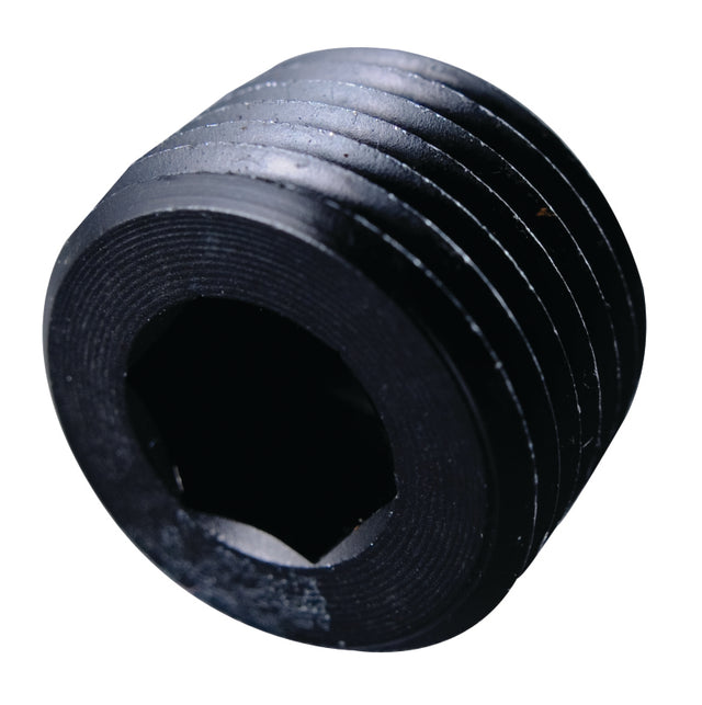 Fragola 1/2 NPT Pipe Plug- Internal Black Fragola Fittings  AXOPROS