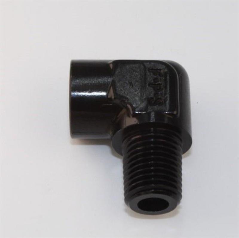 Fragola 1/8 Pipe 90 Degree Elbow Male/Female - Black Fragola Fittings  AXOPROS