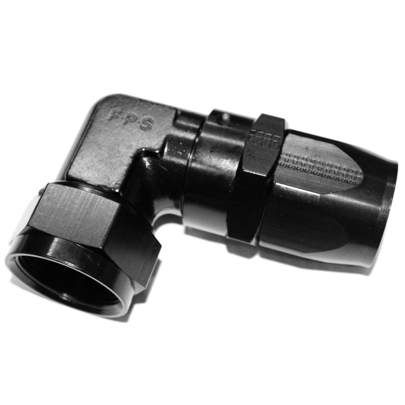 Fragola -20AN x 90 Degree Low Profile Forged Hose End - Black Fragola Fittings  AXOPROS