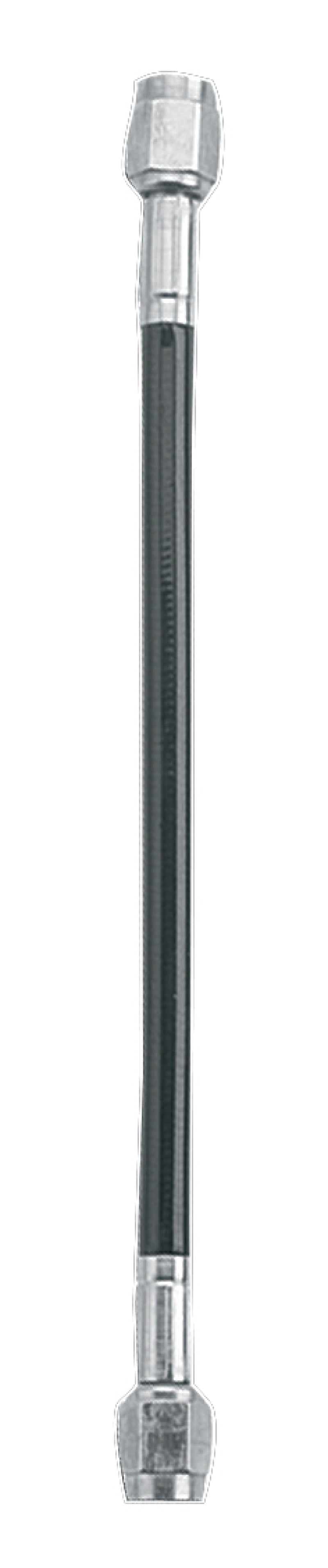 Fragola -3AN Ext Black Covered Assembly Straight x Straight 14in Fragola Brake Line Kits  AXOPROS