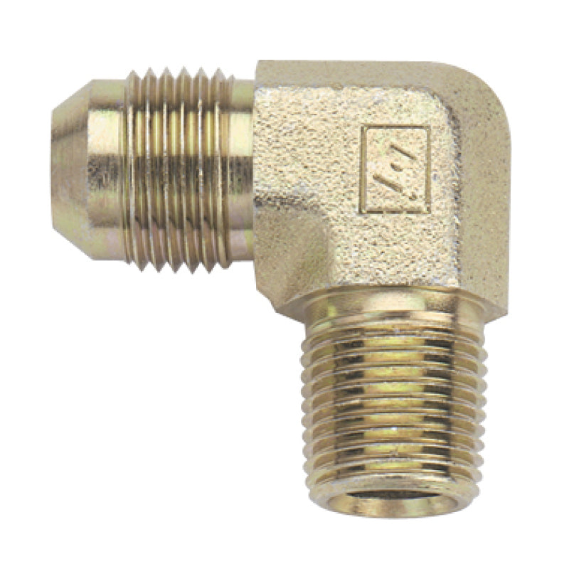 Fragola -3AN x 1/8 NPT 90 Degree Adapter - Steel Fragola Fittings  AXOPROS