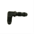 Fragola -3AN x 90 Degree Bulkhead - Black Fragola Fittings  AXOPROS