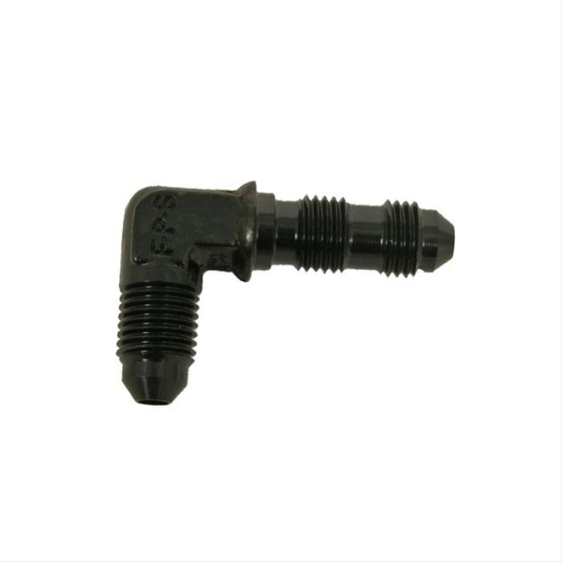 Fragola -3AN x 90 Degree Bulkhead - Black Fragola Fittings  AXOPROS