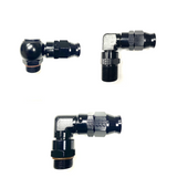 Fragola -4AN Real Street x 90 Degree Forged Hose End Black For PTFE Hose Fragola Fittings  AXOPROS