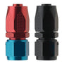 Fragola -4AN Straight Pro-Flow Hose End - Black Fragola Fittings  AXOPROS