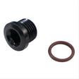 Fragola -6AN (9/16-18) Socket Hex Port Plug - Black Fragola Fittings  AXOPROS