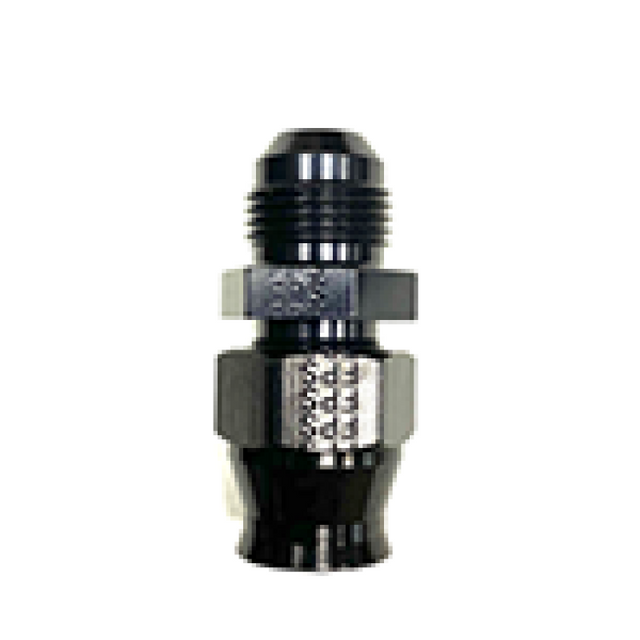 Fragola -6AN Male x 3/8in Tube AN Adapter Fitting Black Fragola Fittings  AXOPROS