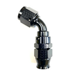 Fragola -6AN Real Street x 60 Degree Hose End Black For PTFE Hose Fragola Fittings  AXOPROS