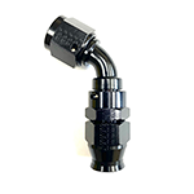 Fragola -6AN Real Street x 60 Degree Hose End Black For PTFE Hose Fragola Fittings  AXOPROS