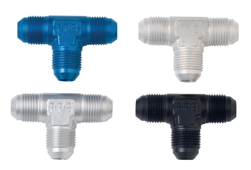 Fragola -6AN Tee - Black Fragola Fittings  AXOPROS