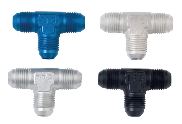 Fragola -6AN Tee - Black Fragola Fittings  AXOPROS