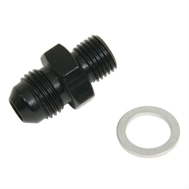Fragola -6AN x 12mm x 1.25 Male Adapter-Solex - Black Fragola Fittings  AXOPROS