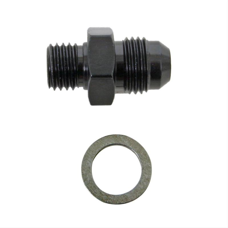 Fragola -6AN x 12mm x 1.5 Male Adapter-Weber - Black Fragola Fittings  AXOPROS