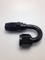 Fragola -6AN x 180 Degree Pro-Flow Hose End - Black Fragola Fittings  AXOPROS