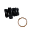 Fragola -6AN x 7/8-14 (10) Radius Fitting - Black Fragola Fittings  AXOPROS