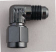 Fragola -8AN Female - Male Flare 90 Degree - Black Fragola Fittings  AXOPROS