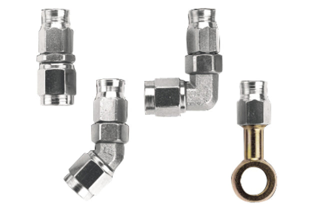 Fragola -8AN Race-Rite Crimp-On Hose End Straight Fragola Fittings  AXOPROS
