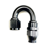 Fragola -8AN Real Street x 180 Degree Hose End Black For PTFE Hose Fragola Fittings  AXOPROS