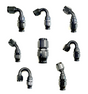 Fragola -8AN Real Street x 180 Degree Hose End Black For PTFE Hose Fragola Fittings  AXOPROS