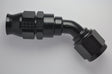 Fragola -8AN Real Street x 45 Degree Hose End Black For PTFE Hose Fragola Fittings  AXOPROS