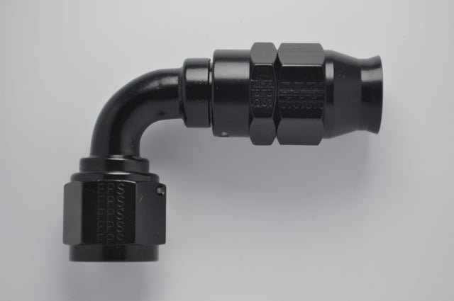 Fragola -8AN Real Street x 90 Degree Hose End Black For PTFE Hose Fragola Fittings  AXOPROS
