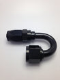 Fragola -8AN x 180 Degree Pro-Flow Hose End - Black Fragola Fittings  AXOPROS