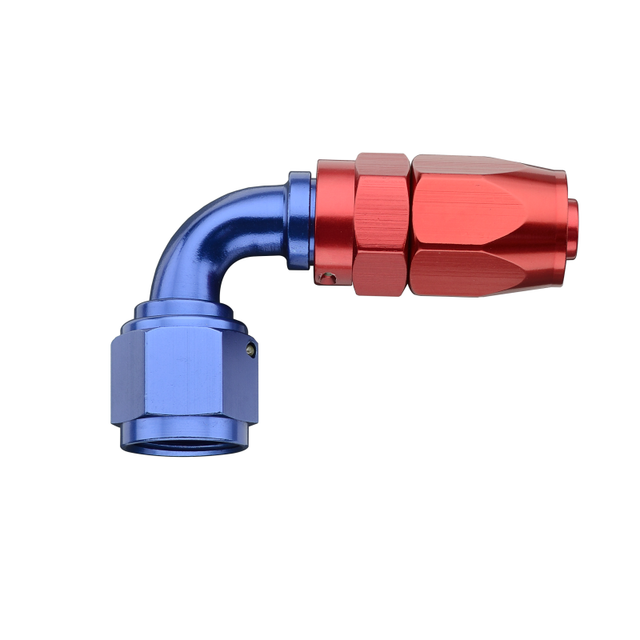 Fragola -8AN x 90 Degree Pro-Flow Hose End - Blue/Red Fragola Fittings  AXOPROS