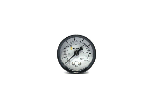 Fuelab 1.5in Fuel Pressure Gauge - EFI - Range 0-120 PSI (Dual Bar/PSI Scale) Fuelab Gauges  AXOPROS