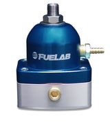 Fuelab 515 EFI Adjustable FPR 25-90 PSI (2) -6AN In (1) -6AN Return - Blue Fuelab Fuel Pressure Regulators  AXOPROS