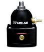 Fuelab 515 EFI Adjustable FPR Large Seat 25-90 PSI (2) -10AN In (1) -6AN Return - Black Fuelab Fuel Pressure Regulators  AXOPROS