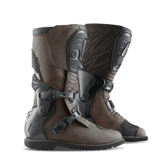 Gaerne G.Dakar Aquatech Boot Brown Size - 9 Gaerne Motorcycle Boots  AXOPROS