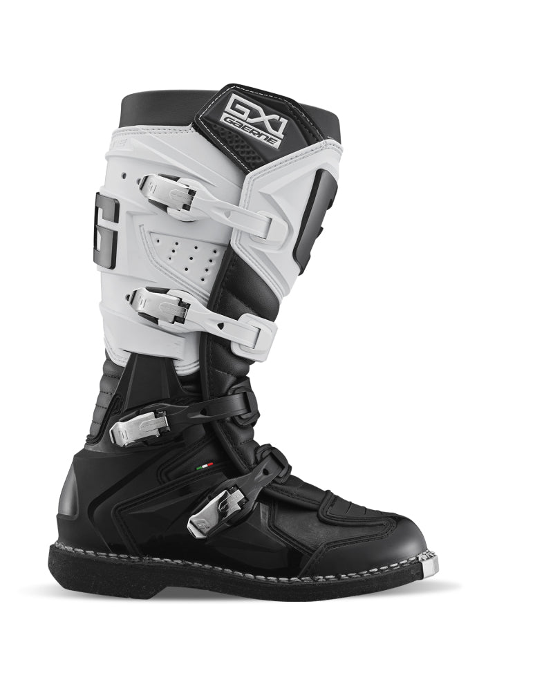 Gaerne GX1 Boot White/Black Size - 8 Gaerne Motorcycle Boots  AXOPROS