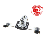 Gen-Y 20-24 GM Short/Long Bed GoosePuck II 5in Offset Ball Puck Mount 25K TW w/Safety Chain Anchors GEN-Y Hitch Hitch Ball Mounts  AXOPROS