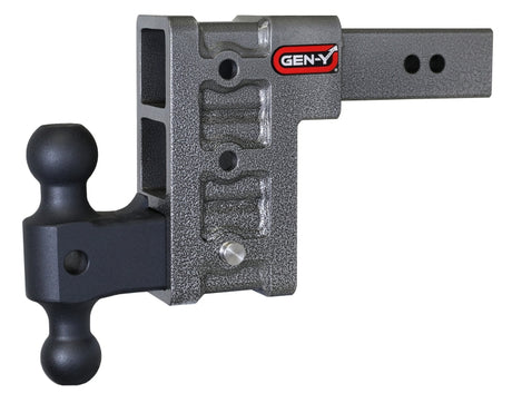 Gen-Y Mega Duty 2.5in Shank 6in Drop 3K TW 21K Hitch w/GH-061 Dual-Ball GEN-Y Hitch Hitch Receivers  AXOPROS