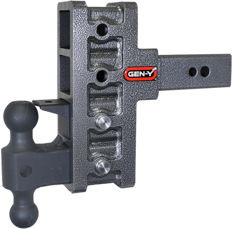 Gen-Y Mega Duty 2.5in Shank 6in Offset Drop 32K Hitch w/GH-0161 Dual-Ball/GH-0162 Pintle Lock GEN-Y Hitch Hitch Receivers  AXOPROS
