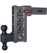 Gen-Y Mega Duty 2.5in Shank 9in Drop 3K TW 21K Hitch w/GH-061 Dual-Ball GEN-Y Hitch Hitch Receivers  AXOPROS