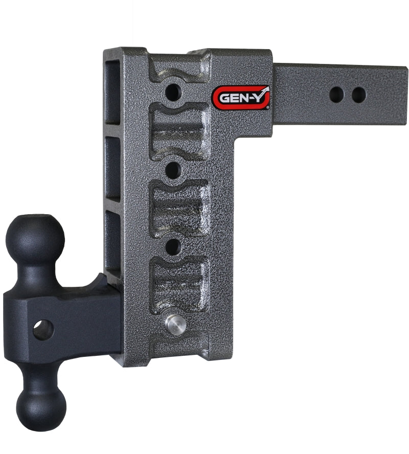 Gen-Y Mega Duty 2.5in Shank 9in Drop 3K TW 21K Hitch w/GH-061 Dual-Ball GEN-Y Hitch Hitch Receivers  AXOPROS