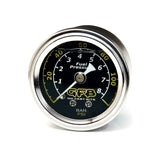 GFB Fuel Pressure Gauge (Suits 8050/8060) 40mm 1-1/2in 1/8MPT Thread 0-120PSI Go Fast Bits Fuel Pressure Regulators  AXOPROS
