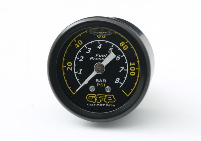 GFB Fuel Pressure Gauge (Suits 8050/8060) 40mm 1-1/2in 1/8MPT Thread 0-120PSI Go Fast Bits Fuel Pressure Regulators  AXOPROS