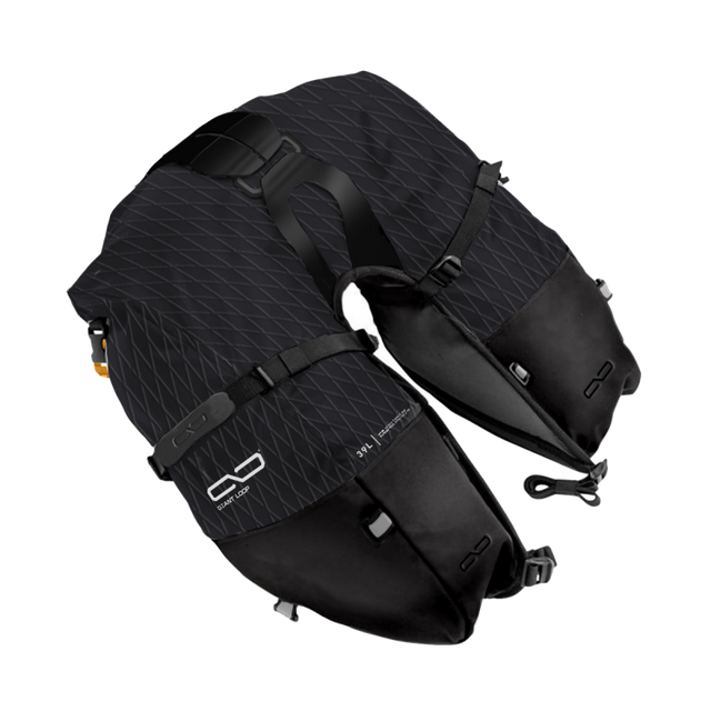 Giant Loop Coyote Saddlebag 39L - Black Giant Loop Bags - Saddlebags  AXOPROS