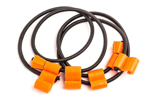 Giant Loop Rubber Boa Straps - Black/Orange Giant Loop Bags - Luggage & Travel  AXOPROS