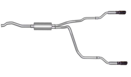 Gibson 01-05 Ford Ranger XL 2.3L 1.75in Cat-Back Dual Split Exhaust - Aluminized Gibson Catback  AXOPROS