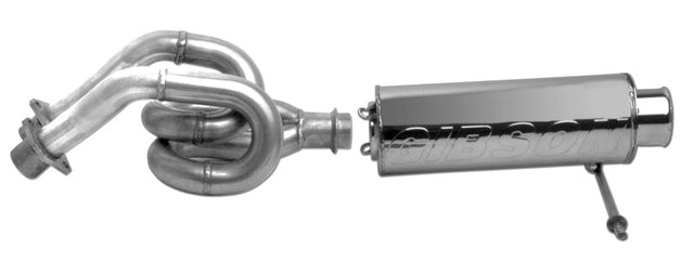 Gibson 04-07 Yamaha YXR66F Rhino 660 Base Single Exhaust - Stainless Gibson Powersports Exhausts  AXOPROS